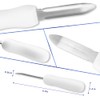 WENDOM Oyster Knife White Oyster Shucker with Anti-slip Handle New