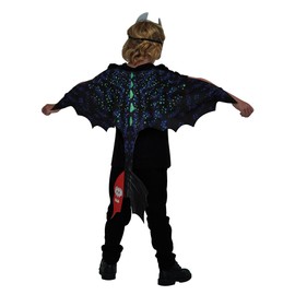 Rubie's 300091OS000 How to Train your Dragon Animal Fancy Dress, Boys, Black, 3-8 years