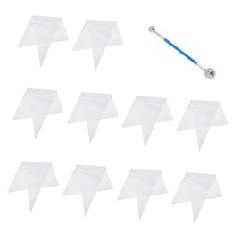 IWOWHERO 20pcs Building Grout Bags Pe Tile Grout Pouch for Masonry and Tiling Projects Tip for Custom Use for Cement and Applications