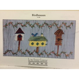 LOU ANNE LAMAR SMOCKING PLATE- BIRDHOUSES