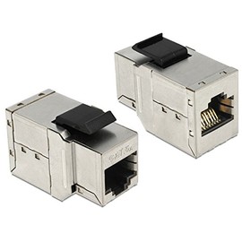 DeLOCK Keystone RJ45 female > female Cat. 6 A