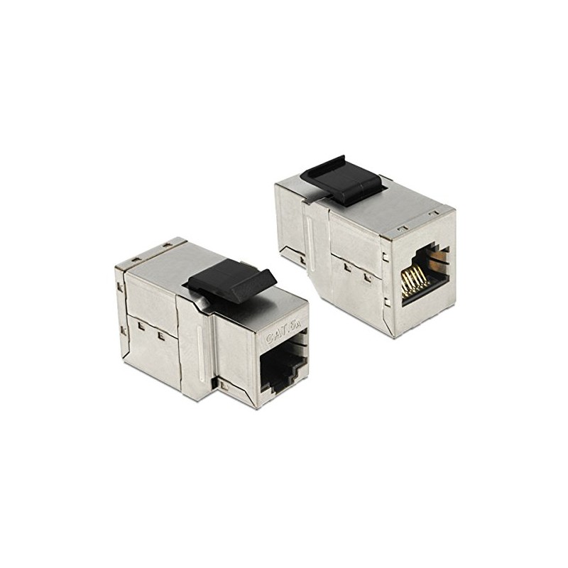 DeLOCK Keystone RJ45 female > female Cat. 6 A