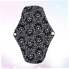 Baluue 3pcs Washable Bamboo Charcoal Sanitary Napkins Breathable Cloth for
