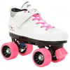 Pacer Mach-5 White Pink Skates - Mach5 GTX500 Quad Roller
