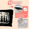 KBRCT Witchy Witch Halloween Makeup Bag Gifts for Women Friends