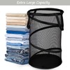 BATTOO Collapsible Laundry Basket Foldable Mesh Pop Up Hamper with