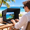 Portable Laptop Sun Shade for Outdoor Work – Foldable Oxford
