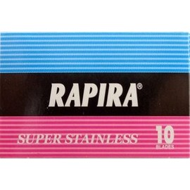 10 Rapira Super Stainless Razor Blades - Create Your Sampler (86 Brands Available)