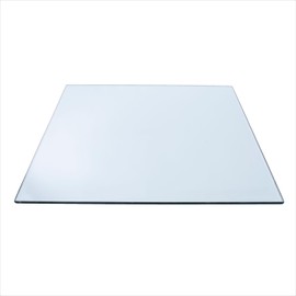 Spancraft 36" Square Glass Table Top 1/2" Thick 1" Beveled Edge
