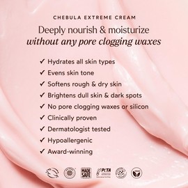 True Botanicals True Botanicals Chebula Extreme Cream | Anti-Aging Moisturizer w/Hyaluronic Acid | Treats Fine Lines & Wrinkles | Dry & Sensitive Skin | Dermatologist Tested, All Natural, Vegan | 1.7 oz | 50 ml