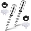 Enhon 2 Set Tub Spout Diverter Repair Kit, Includes 2