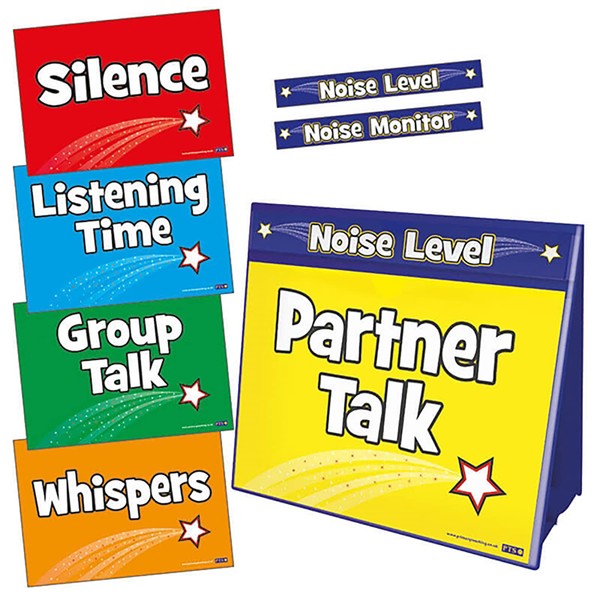 Double Sided Noise Level Monitor Behaviour Display Group Focus Board