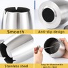 Large Stainless Steel Ashtray Smokeless, Odorless Thickened Windproof Ashtray with