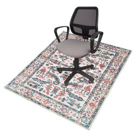 FUANGUI Office Chair Mat for Hardwood/Tile Floor - 36"x48", Desk Chair Mat for Rolling Chairs, Computer Gaming Mat - Anti Slip, Non-Curve Floor Protector