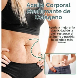 Aceite Corporal Reafirmante con ColáGeno, Aceite Masaje Reafirmante y Tensor, Aceite Corporal Hidratante para Después de la Ducha para Todo Tipo de Pieles (3PCS)