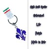 FIRENZE Key Ring with Symbol of the Lily Buttons, Souvenir