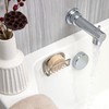 iDesign Suction Cup Sponge Holder for Kitchen Sink - Brushed