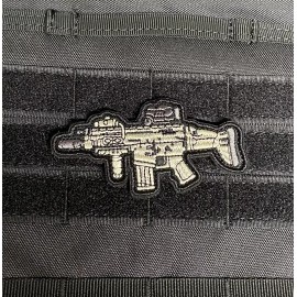 Operator Rifle Patch Gun Carbine AR Army Weapon COD Tactical Morale Patch Hook