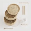 Prime Home Direct Bamboo Steamer Basket 10-Inch | 2-Tier Steamer
