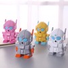 .Robot Pencil Sharpener, Manual Hand Cranking Pencil Sharpener with Cartoon