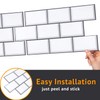 WALPLUS Tile Stickers Glossy Waterproof Oil Proof Removeable Stick on