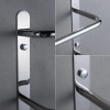Hand-polished 304 Stainless Steel Three-Towel Bars Towel Rack Wall-Mounted Multilayer