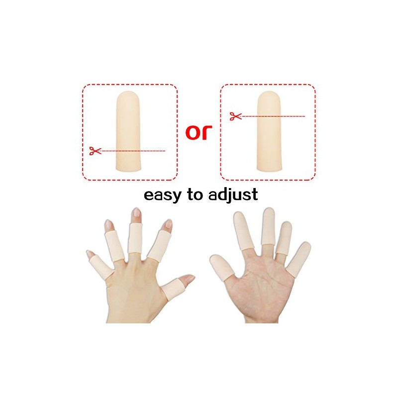 Gel Finger Cots, Finger Protector Support(14 PCS) NEW MATERIAL Finger