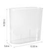 Anyoifax Small Trash Can Slim Garbage Can 3 Gallon Waste