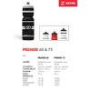Zefal Premier 75 Water Bottle, White, 750 ml