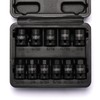 CASOMAN 3/8-inch Drive Pipe Plug Socekt Set, SAE, CR-MO, Tapered