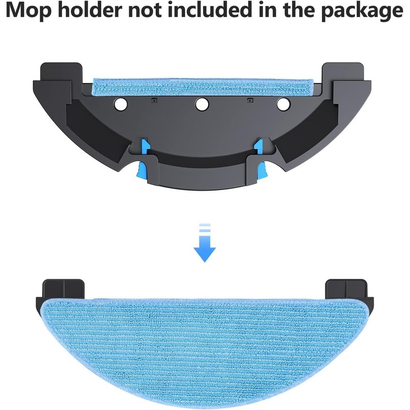 BPMIO 4 Pcs Replacement Vacuum Mopping Cloth Pads for B10