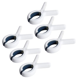 BOJIDO Clothespins, Set of 6, Futon Scissors, Laundry Supplies, Windproof, Anti-Slip, Lightweight, Non-Marking Sheets, Towels, Blankets, Comforters (Blue)