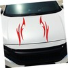 iplusmile 2pcs Car Hood Flame Decal with Easy to Apply