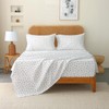 HYPREST Floral Sheets King, Pattern Soft Breathable Farmhouse 4pcs Bed