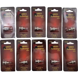 Universal Lot of 10 Aries A-AD259 CB Radio PL259 to Motorola AM/FM Radio Plug Coax Adapter