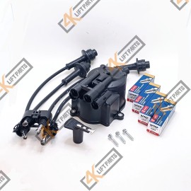 TOTALSOURCE 4Y ENGINE IGNITION TUNE UP KIT WITH OIL FILTER, FITS ALL 4Y IN TOYOTA FORKLIFTS