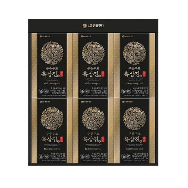 Carefully Selected Retune Gujeunggu Pouch Heuksamjin Gold 50ml 24 Pouches / 엄선 리튠 구증구포 흑삼진 골드 50ml 24포
