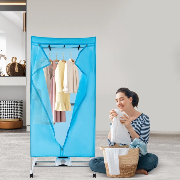 🔥Electric Clothes Dryer Portable Wardrobe Drying Rack Heat Heater Dryer
