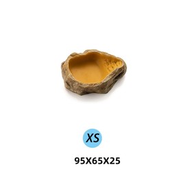 MUYYIKA Water Bowl Terrarium, Turtle Accessories, Reptile Water Bowl, Food Bowl, Terrarium Drinking Bowl, Water Bowl, Bowl, Accessories for Snake, Turtle, Gecko