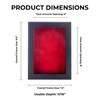 6x8 Shadow Box Frame Black Wood | with a 3/4"