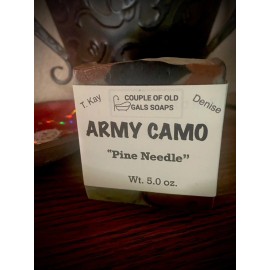 Couple of Old Gals "Army Camo" Lye Soap -Couple of Old Gals Soaps- Way better than great grandma's!