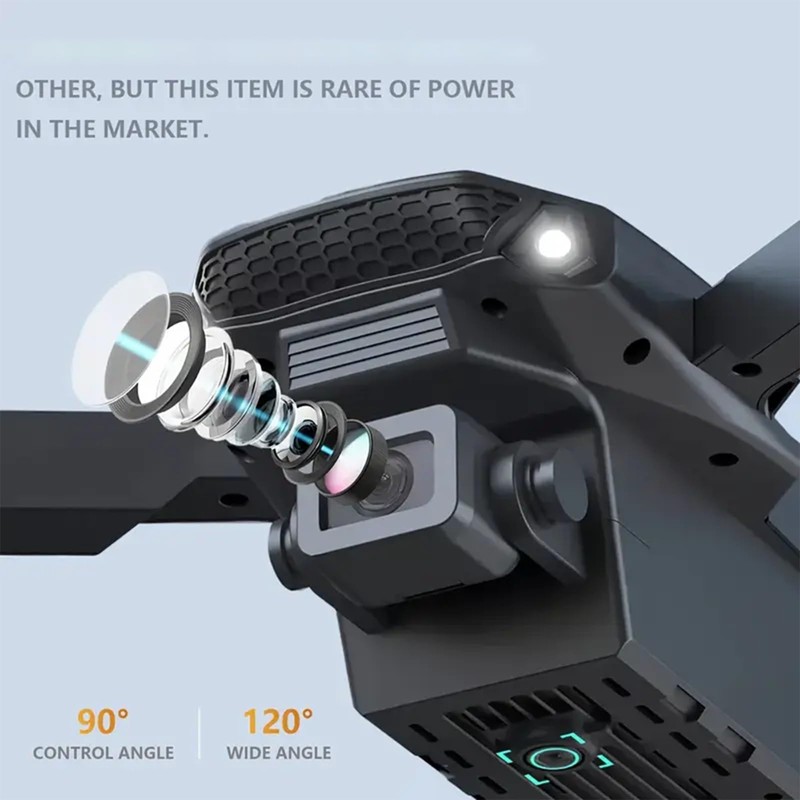 YSAMAX GPS Drone E88 RC Quadcopter Aircrafts, Foldable And Compact
