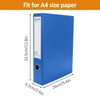 HUA JIE A4 Storage File Boxes Plastic Archives Cases with