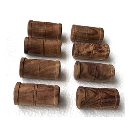 Tabla Gatte combo total 16 pieces 8 Dayan and 8 bayan Sheesham tuning Wrench