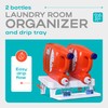 TidyFriend Detergent Holder Shelf for Laundry Room - Holds 2