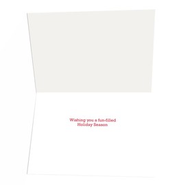 Stonehouse Collection - Funny Christmas Card - 18 Holiday Cards and Envelopes - Going to be a long night - USA Made