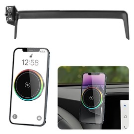 Car Magnetic Phone Mount for Toyota Grand Highlander 2024 2025 2026 and Grand Highlander Hybrid 2024-2026 Auto Accessories Best Cellphone Holder Fast 15W Wireless Charger Cell Phones Charging Stand