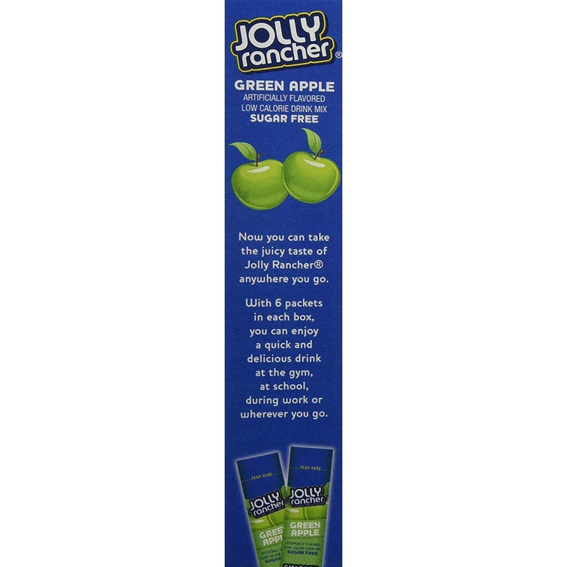 Jolly Rancher, Green Apple Singles To Go! Sugar Free Drink