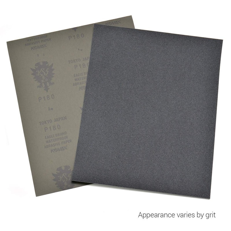 Eagle 9x11 Silicon Carbide Waterproof Sanding Sheets JOB-PAK, Flexible Back,
