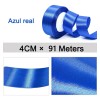 Rollo Liston Satinado Para Decoración Ancho 4 Cm 91 Metros